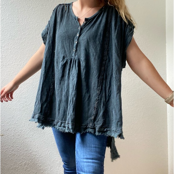 Free People Tops - Free People Flowy Blouse